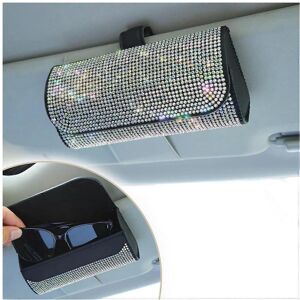 Unbranded Bling Sunglasses Case for Car Sun Visor, Bling Glasses Frame Magnetic Clip Case Unbranded Bling Sunglasses Case for Car Sun Visor, Bling Glasses Frame Magnetic Clip Case