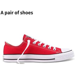 Unbranded (Red, 40?Foot Length25cm/10in) Star Canvas All Lowtop Shoes Casual Fashion Simpl Unbranded (Red, 40?Foot Length25cm/10in) Star Canvas All Lowtop Shoes Casual Fashion Simpl