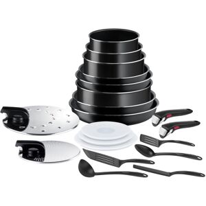 Tefal Ingenio Easy On 20 Piece Set, Pots & Pans Set, Stackable, Easy Cleaning, N Tefal Ingenio Easy On 20 Piece Set, Pots & Pans Set, Stackable, Easy Cleaning, N
