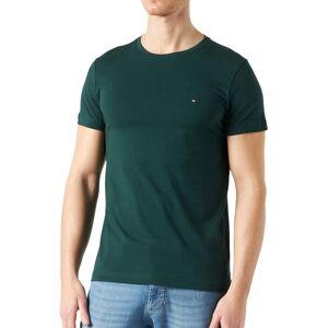 (Forest Green, S) Tommy Hilfiger 10839 Mens T Shirts Crew Neck Short Sleeve Summ (Forest Green, S) Tommy Hilfiger 10839 Mens T Shirts Crew Neck Short Sleeve Summ