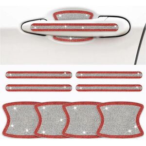 Unbranded Glitter crystal stickers for car door handles - 8PCS, scratch protection and dec Unbranded Glitter crystal stickers for car door handles - 8PCS, scratch protection and dec