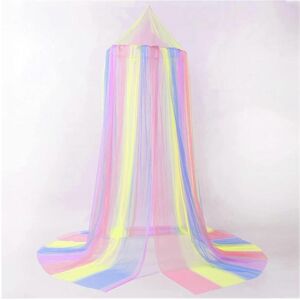 Unbranded Rainbow mosquito net bed curtain for children - Colourful bedroom decoration for Unbranded Rainbow mosquito net bed curtain for children - Colourful bedroom decoration for