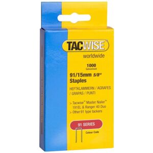 Tacwise Tacker Staples 91 Series Tacwise Tacker Staples 91 Series