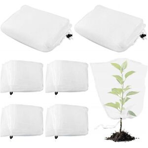 Unbranded 2025 Latest Model 4 or 6 pcs Garden Plant Covers Bags with Drawstring, Farm Unbranded 2025 Latest Model 4 or 6 pcs Garden Plant Covers Bags with Drawstring, Farm
