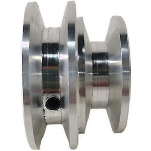 Unbranded 1PC Aluminum Alloy 40-50mm Double Groove Pulley 8-20MM Fixed Bore V-Shape Pulley Unbranded 1PC Aluminum Alloy 40-50mm Double Groove Pulley 8-20MM Fixed Bore V-Shape Pulley