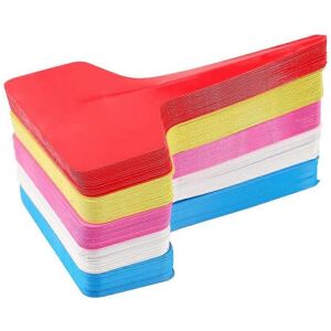 Unbranded 100 T-shaped plastic plant markers and labels, 6 x 10 cm, reusable, waterproof a Unbranded 100 T-shaped plastic plant markers and labels, 6 x 10 cm, reusable, waterproof a