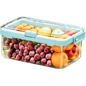 Unbranded (Blue) Portable Snack Organiser with Lid, Snack Box Container for Kids, Snack Se Unbranded (Blue) Portable Snack Organiser with Lid, Snack Box Container for Kids, Snack Se