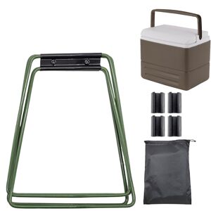 Unbranded (Green) Folding Cooling Stand, Folding Ice Box Holder, Portable Foldable Camping Unbranded (Green) Folding Cooling Stand, Folding Ice Box Holder, Portable Foldable Camping