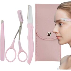 Unbranded (Pink) Eyebrow Shaping Care Set, Eyebrow Trimmer Set, Precision Eyebrow Care Set Unbranded (Pink) Eyebrow Shaping Care Set, Eyebrow Trimmer Set, Precision Eyebrow Care Set