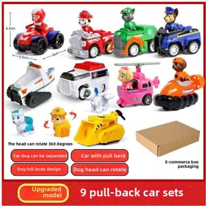 Unbranded (9pcs) Patrol Motorcycle Paw Team Children Car Toys Collectible Gifts Education Unbranded (9pcs) Patrol Motorcycle Paw Team Children Car Toys Collectible Gifts Education