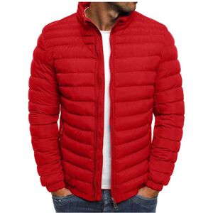 Unbranded (Red, XL) Warm Puffer Mens Bubble Coat Jacket Quilted Padded Outwear Winter Ligh Unbranded (Red, XL) Warm Puffer Mens Bubble Coat Jacket Quilted Padded Outwear Winter Ligh