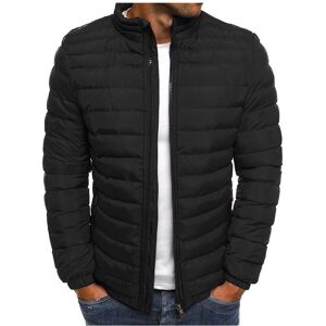 Unbranded (Black, L) Warm Puffer Mens Bubble Coat Jacket Quilted Padded Outwear Winter Lig Unbranded (Black, L) Warm Puffer Mens Bubble Coat Jacket Quilted Padded Outwear Winter Lig