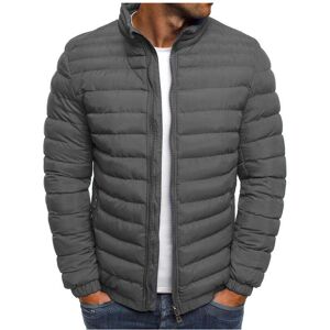 Unbranded (Gray, M) Warm Puffer Mens Bubble Coat Jacket Quilted Padded Outwear Winter Ligh Unbranded (Gray, M) Warm Puffer Mens Bubble Coat Jacket Quilted Padded Outwear Winter Ligh