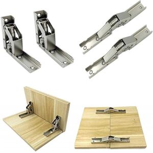 Unbranded Set of 4 90-degree hinges, adjustable and concealed cabinet door hinges for full Unbranded Set of 4 90-degree hinges, adjustable and concealed cabinet door hinges for full