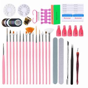 Unbranded Nail Art Kit Nail Art Brushes Nail Dotting Tool Nail Striping Ribbons Rhinestone Unbranded Nail Art Kit Nail Art Brushes Nail Dotting Tool Nail Striping Ribbons Rhinestone