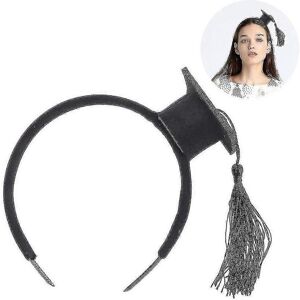 Unbranded Mini Grad Cap Headbands Hair Band Funny Stereoscopic Headdress with Doctoral Hat Unbranded Mini Grad Cap Headbands Hair Band Funny Stereoscopic Headdress with Doctoral Hat