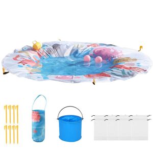 Unbranded Baby Beach Pool Beach Puddle Wading Pools with Carrying Bag Waterproof Summer Ou Unbranded Baby Beach Pool Beach Puddle Wading Pools with Carrying Bag Waterproof Summer Ou