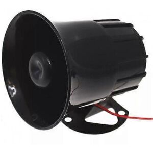 Unbranded Powerful wired horn siren -12V power supply / 110 dB Unbranded Powerful wired horn siren -12V power supply / 110 dB