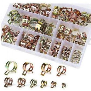 Unbranded Spring-loaded hose clamp for fuel pipes, 100 pieces with storage box (6-22 mm) Unbranded Spring-loaded hose clamp for fuel pipes, 100 pieces with storage box (6-22 mm)