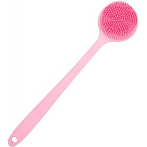 Unbranded (Pink) Back Scrubber for Shower Soft Silicone Bathing Body Brush with Long Handl Unbranded (Pink) Back Scrubber for Shower Soft Silicone Bathing Body Brush with Long Handl
