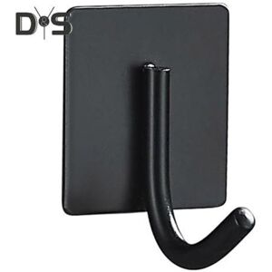 Unbranded (black, 1pc) 1/6Pcs Wall Hangers Stainless Steel Heavy Duty Adhesive Towel Hooks Unbranded (black, 1pc) 1/6Pcs Wall Hangers Stainless Steel Heavy Duty Adhesive Towel Hooks