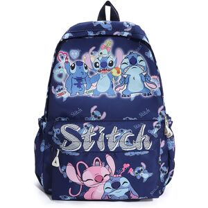 Unbranded (Dark Blue) Stitch Lilo Kids Nylon Backpack Padded Laptop Storage Multifunctiona Unbranded (Dark Blue) Stitch Lilo Kids Nylon Backpack Padded Laptop Storage Multifunctiona