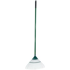 Rutland Products Garden Rake 16 Tine, Carbon Steel Rake, Aluminium Shaft Rutland Products Garden Rake 16 Tine, Carbon Steel Rake, Aluminium Shaft