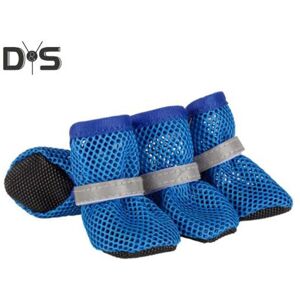Unbranded (blue, XL) 4Pcs Dog Shoes Breathable Pet Shoes Outdoor Dog Booties Summer Hot Pa Unbranded (blue, XL) 4Pcs Dog Shoes Breathable Pet Shoes Outdoor Dog Booties Summer Hot Pa