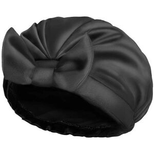 Unbranded Shower Cap, Bow Double Layer Reusable Silk Satin Shower Hair Cap for Women Beaut Unbranded Shower Cap, Bow Double Layer Reusable Silk Satin Shower Hair Cap for Women Beaut