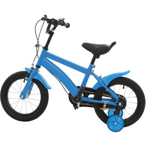 Unbranded (14", Blue) 14'' Children Bicycle,Kid Bike W/ 2 Training Wheels Unbranded (14", Blue) 14'' Children Bicycle,Kid Bike W/ 2 Training Wheels