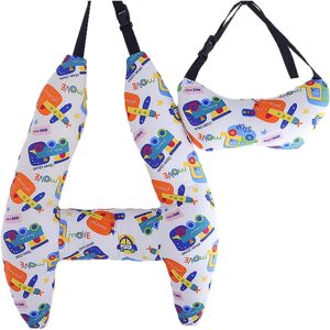 Unbranded (Blue Car Headrest) Kids Airplane Pillow for Travel H-shaped Kids Travel Pil Unbranded (Blue Car Headrest) Kids Airplane Pillow for Travel H-shaped Kids Travel Pil