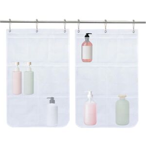 Unbranded Wall Shower Organiser Bag - Wall Mount with Storage Pockets for Bathroom, Genero Unbranded Wall Shower Organiser Bag - Wall Mount with Storage Pockets for Bathroom, Genero
