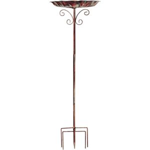 Unbranded Bird Baths for Outdoors - Garden Birdfeeder Iron Decorative Standing Bowl Bird Unbranded Bird Baths for Outdoors - Garden Birdfeeder Iron Decorative Standing Bowl Bird