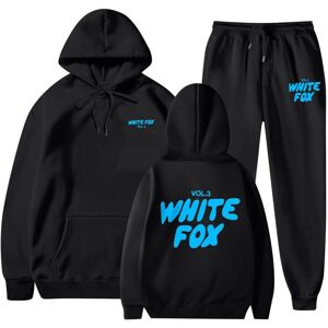 Unbranded (black, S) Women's Casual Two Piece Hooded Long Sleeve Long Pants Sports Sweatsh Unbranded (black, S) Women's Casual Two Piece Hooded Long Sleeve Long Pants Sports Sweatsh