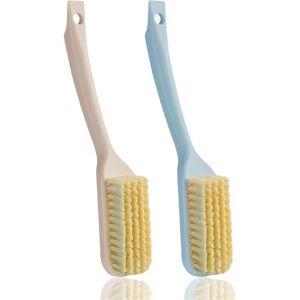 Unbranded Shoe washing brush, 2PCS, long handle, plastic, multifunctional for boots and cl Unbranded Shoe washing brush, 2PCS, long handle, plastic, multifunctional for boots and cl