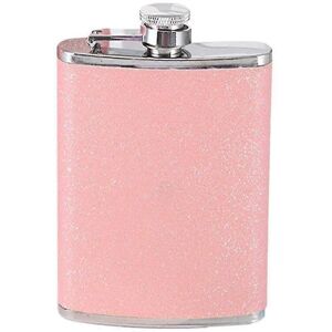Unbranded Stainless Steel with Colorful Glitter Hip Flask - Stores 6 Ounces Unbranded Stainless Steel with Colorful Glitter Hip Flask - Stores 6 Ounces
