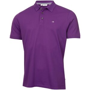 (XL, Purple) Calvin Klein Mens 2025 Campus 3 Button Ribbed Collar Golf Polo Shir (XL, Purple) Calvin Klein Mens 2025 Campus 3 Button Ribbed Collar Golf Polo Shir