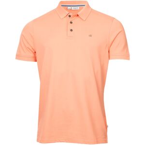 (XXXL, Papaya) Calvin Klein Mens 2025 Campus 3 Button Ribbed Collar Golf Polo Sh (XXXL, Papaya) Calvin Klein Mens 2025 Campus 3 Button Ribbed Collar Golf Polo Sh
