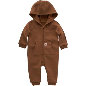Carhartt Boys Long-Sleeve Zip-Front Hooded Coverall Carhartt Brown Solid 18 Mont Carhartt Boys Long-Sleeve Zip-Front Hooded Coverall Carhartt Brown Solid 18 Mont