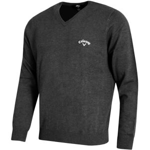 (L, Charcoal Heather) Callaway Golf Mens 2025 Ace Long Sleeve V-Neck 12 Gague Sw (L, Charcoal Heather) Callaway Golf Mens 2025 Ace Long Sleeve V-Neck 12 Gague Sw