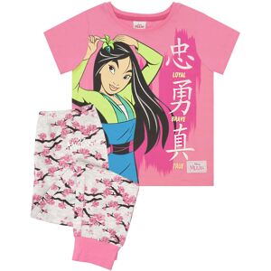 (11-12 Years) Disney Mulan Loyal Brave True Girl's Long Pyjamas (11-12 Years) Disney Mulan Loyal Brave True Girl's Long Pyjamas