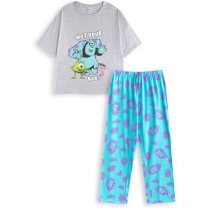 (X-Large) Disney Monsters Inc Short Sleeve Long Leg Pyjama Set (Womens Multicolo (X-Large) Disney Monsters Inc Short Sleeve Long Leg Pyjama Set (Womens Multicolo