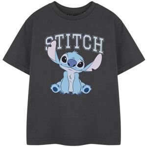(13-14 Years) Disney Lilo & Stitch Short Sleeved T-Shirt (Girls Grey) (13-14 Years) Disney Lilo & Stitch Short Sleeved T-Shirt (Girls Grey)