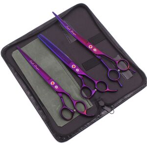 Unbranded Z3015 Zi PYS3P Purple Dragon 8-Inch Dog Grooming Scissors, Thinning Blades, Prof Unbranded Z3015 Zi PYS3P Purple Dragon 8-Inch Dog Grooming Scissors, Thinning Blades, Prof