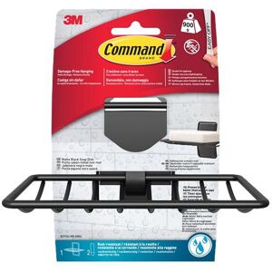 3M BATH34-MB Command Bathroom Soap Dish Matte Black 3M BATH34-MB Command Bathroom Soap Dish Matte Black