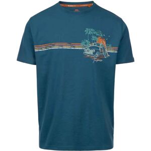 (S, Bondi Blue) Trespass Mens Zama Countryside T-Shirt (S, Bondi Blue) Trespass Mens Zama Countryside T-Shirt