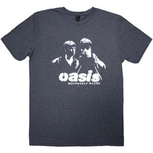 (M, Navy Blue) Oasis Unisex Adult Definitely Maybe Stencil T-Shirt (M, Navy Blue) Oasis Unisex Adult Definitely Maybe Stencil T-Shirt