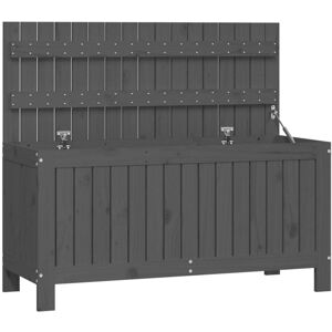 vidaXL Solid Wood Pine Garden Storage Box Wooden Outdoor Patio Storage Chest Bla vidaXL Solid Wood Pine Garden Storage Box Wooden Outdoor Patio Storage Chest Bla