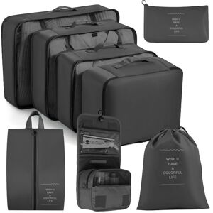 LIFEASY 8 Piece Foldable Travel Bag Large Capacity Luggage Bag Multi-functional Waterpro LIFEASY 8 Piece Foldable Travel Bag Large Capacity Luggage Bag Multi-functional Waterpro