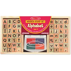 Melissa & Doug Wooden Alphabet Stamp Set - 56 Stamps With Lower-Case and Capital Melissa & Doug Wooden Alphabet Stamp Set - 56 Stamps With Lower-Case and Capital